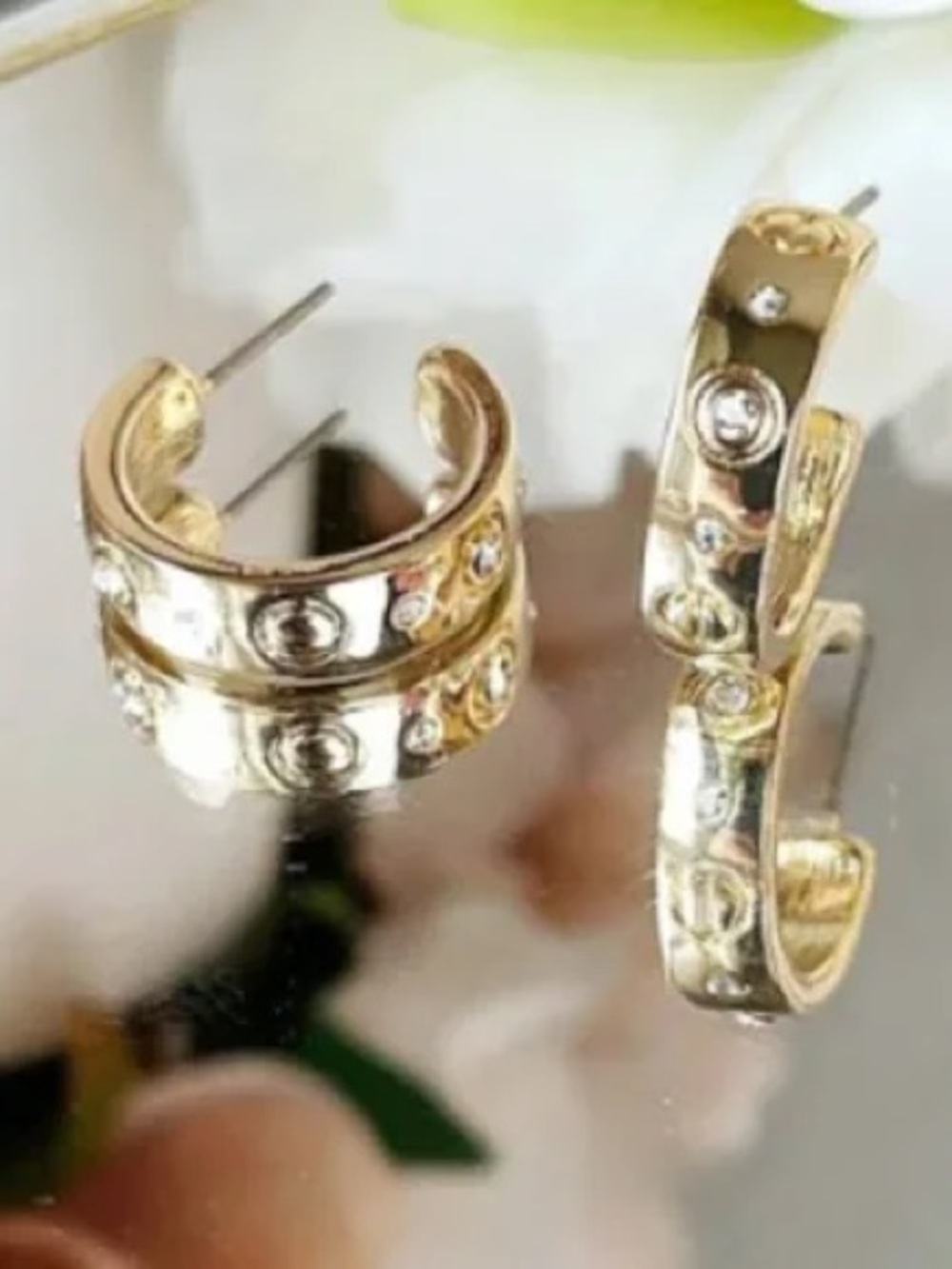 Retired Park Lane “Trend” Earrings: Gold